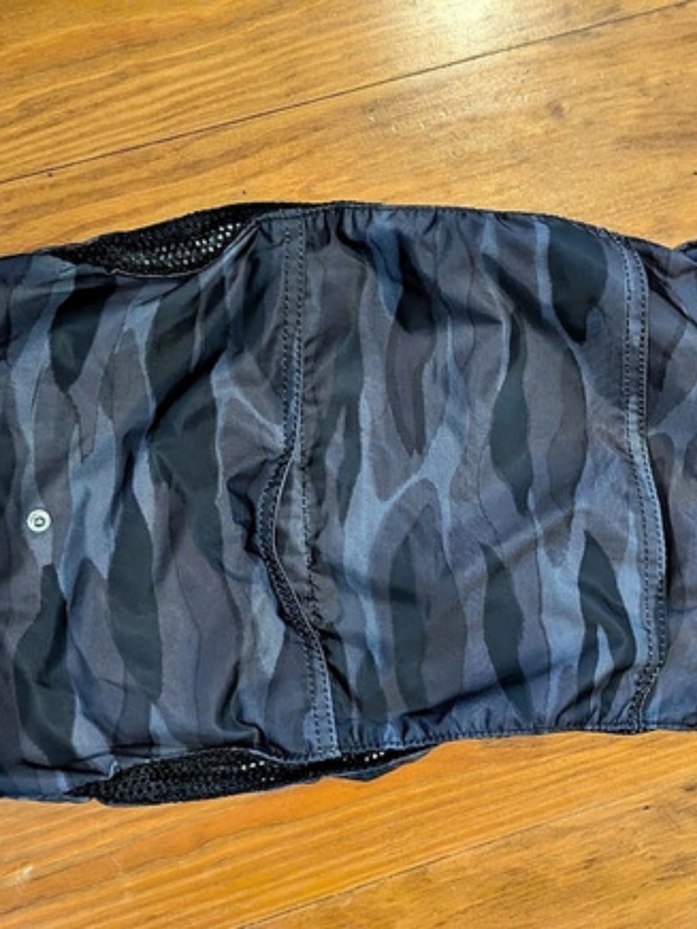Lululemon Double Up Pouch Black & Gray Wristlet